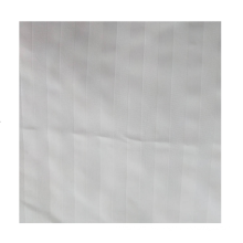 changxing manufacturer hotel strip microfiber polyester fabric white strip for bedsheet fabric in 1cm or 3cm